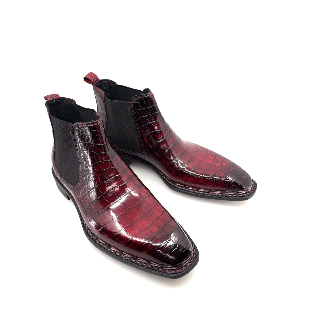 Maurice New York Custom Alligator Boot - Red