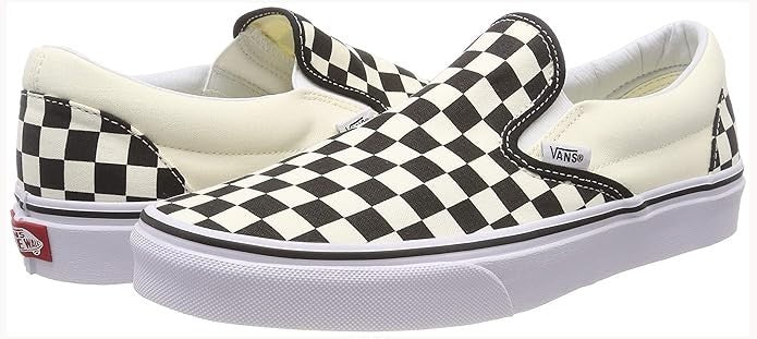 Vans Classic VEYEBWW Check Men's Sneakers β White/Black