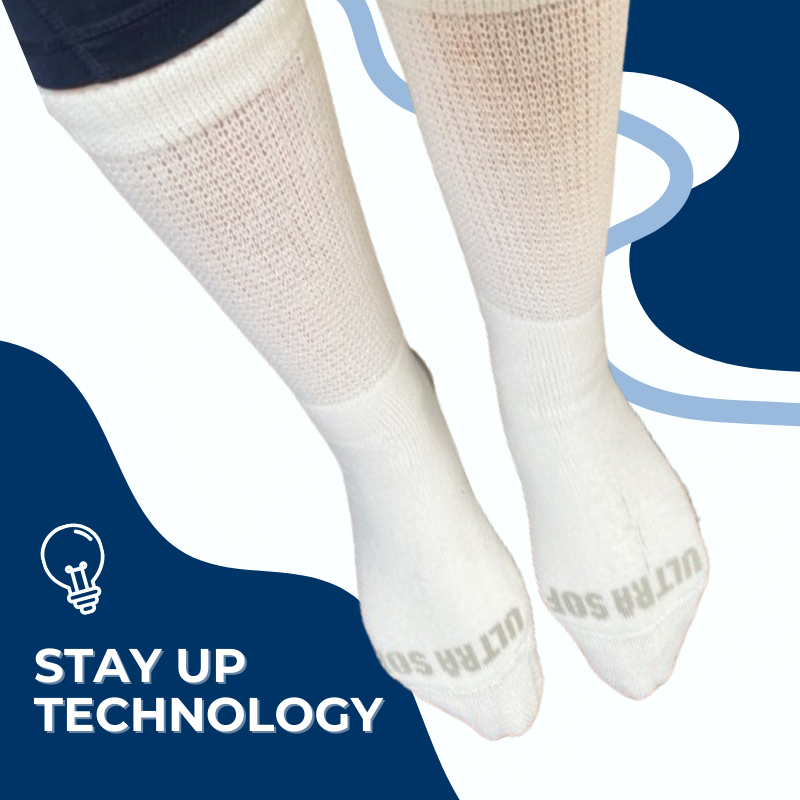Women's Ultra-Soft Upper Calf Diabetic Socks (4 Pair) β product view 16