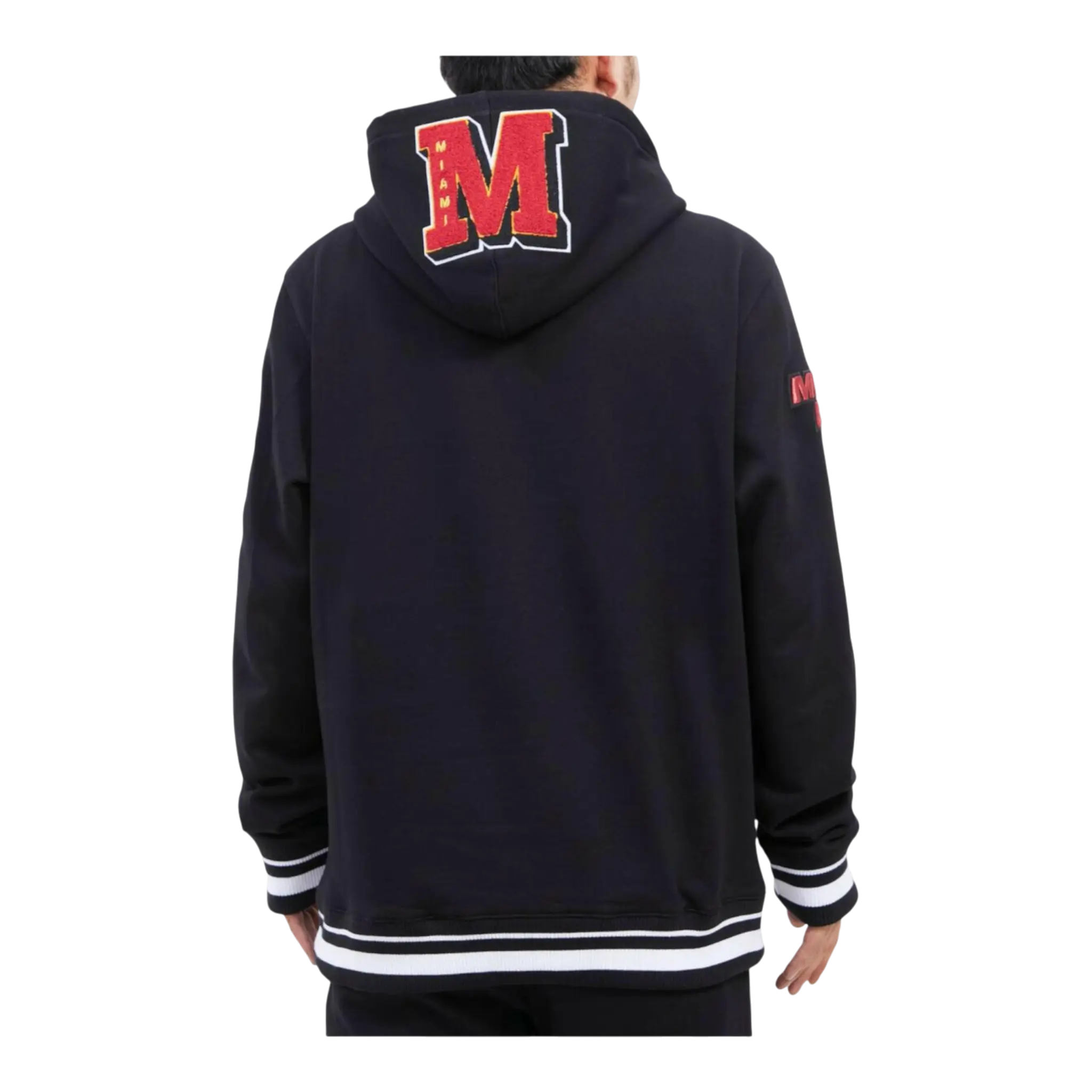Pro Standard NBA Miami Heat Mash Up Logo P/O Men's Hoodie β Black