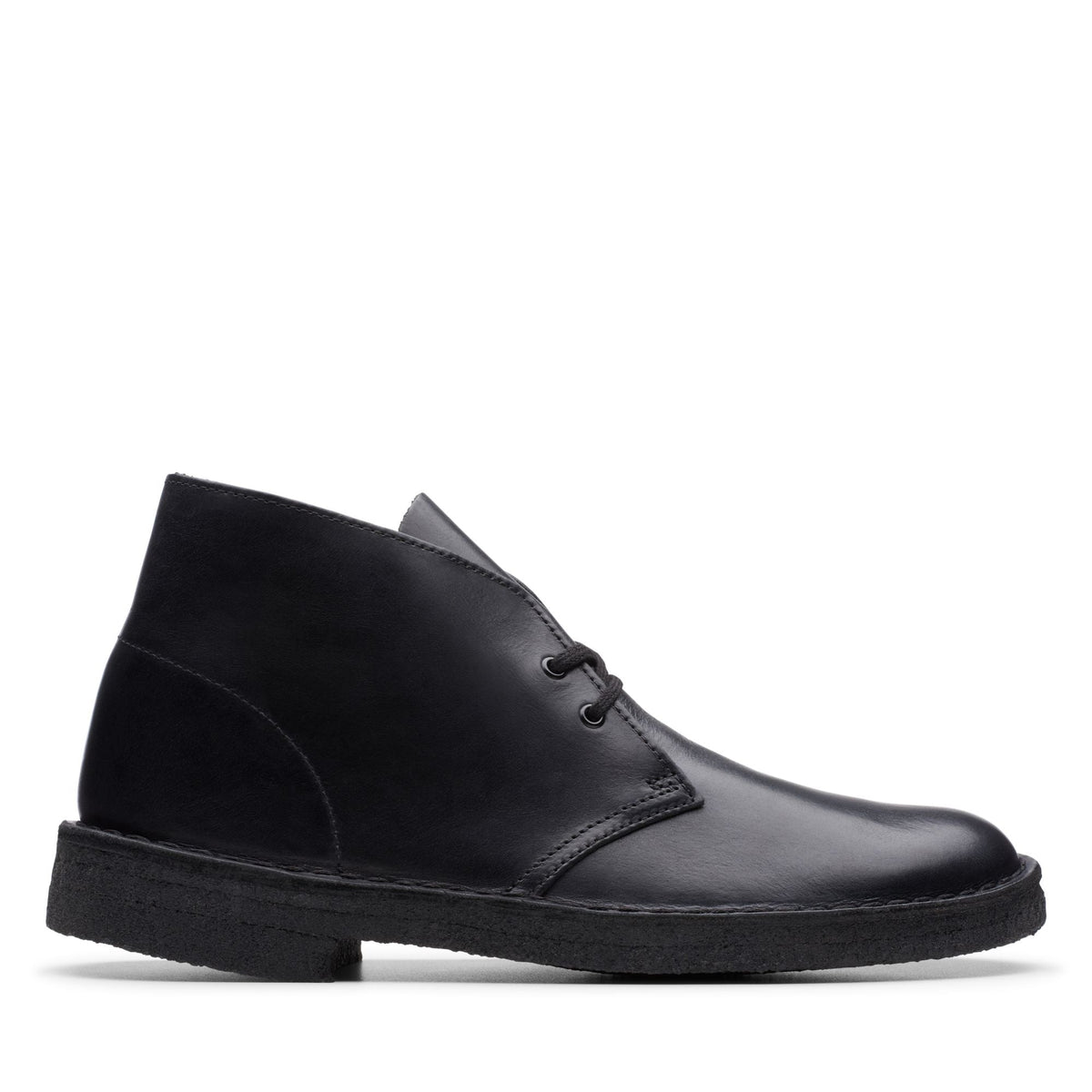 Clarks Originals Desert Boot Polished Black Men's Polished Black Leather 26144225
