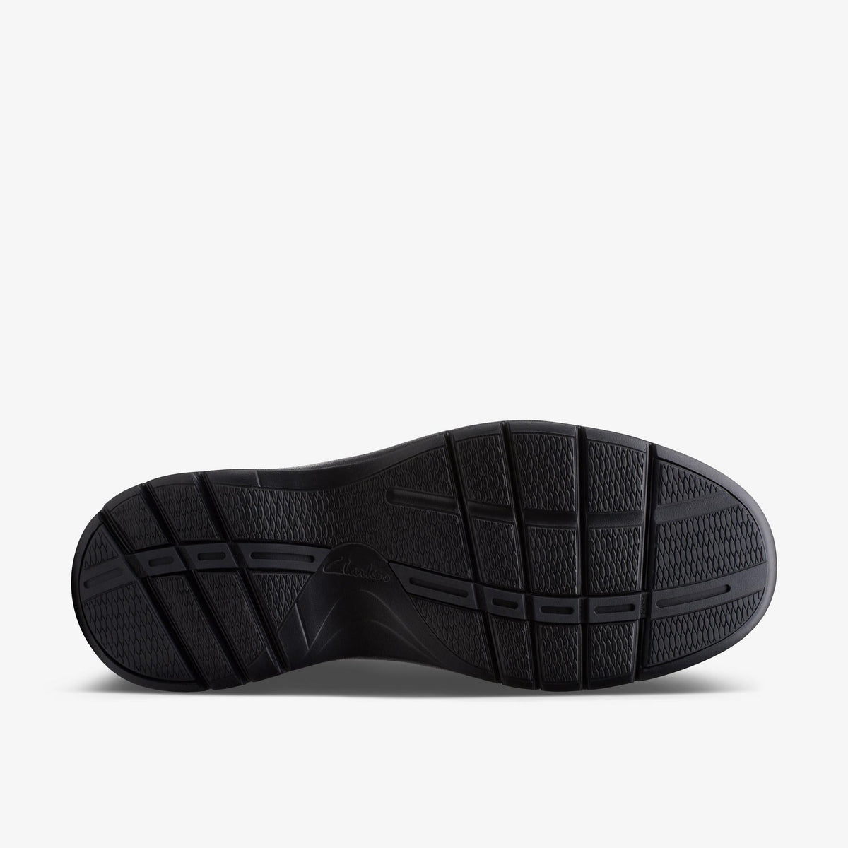 Clarks Un Brawleystep Men's Black Leather 26151788 — rear view