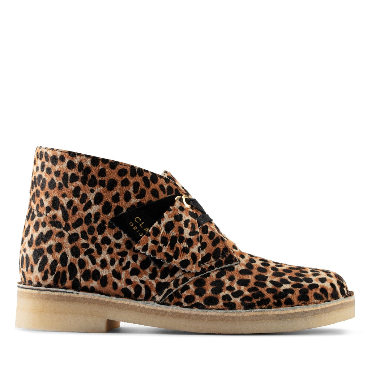 Clarks Originals Desert Boot Women's Leopard Print Hair-On Hide 26154161