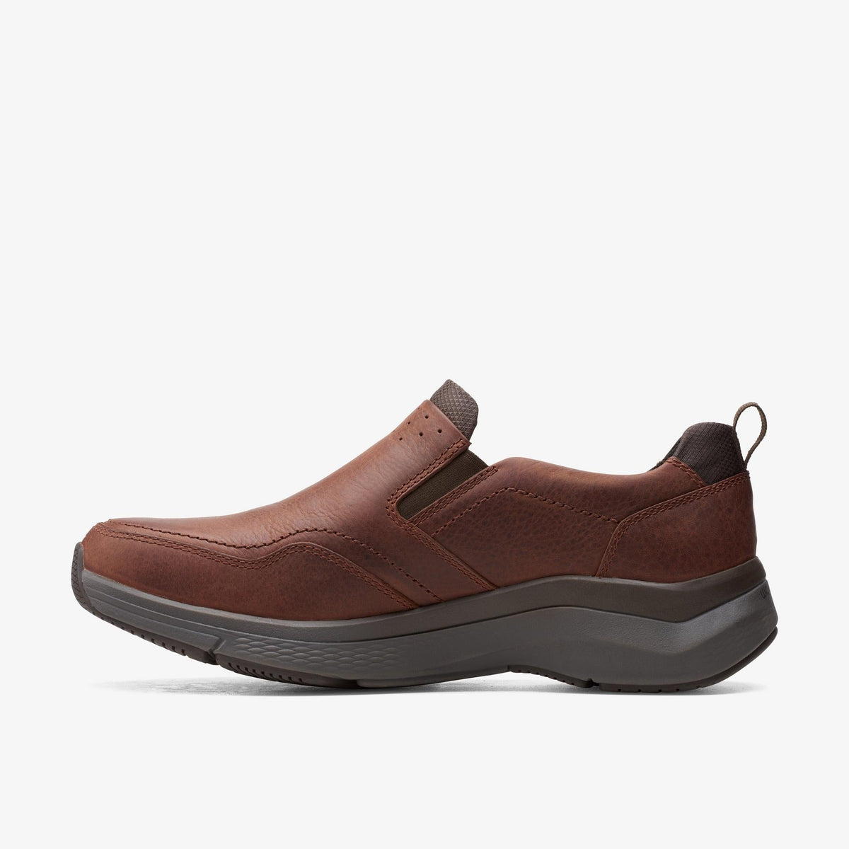 Clarks Wave 2.0 Edge Men's Brown Oily Nubuck 26155109 — side view