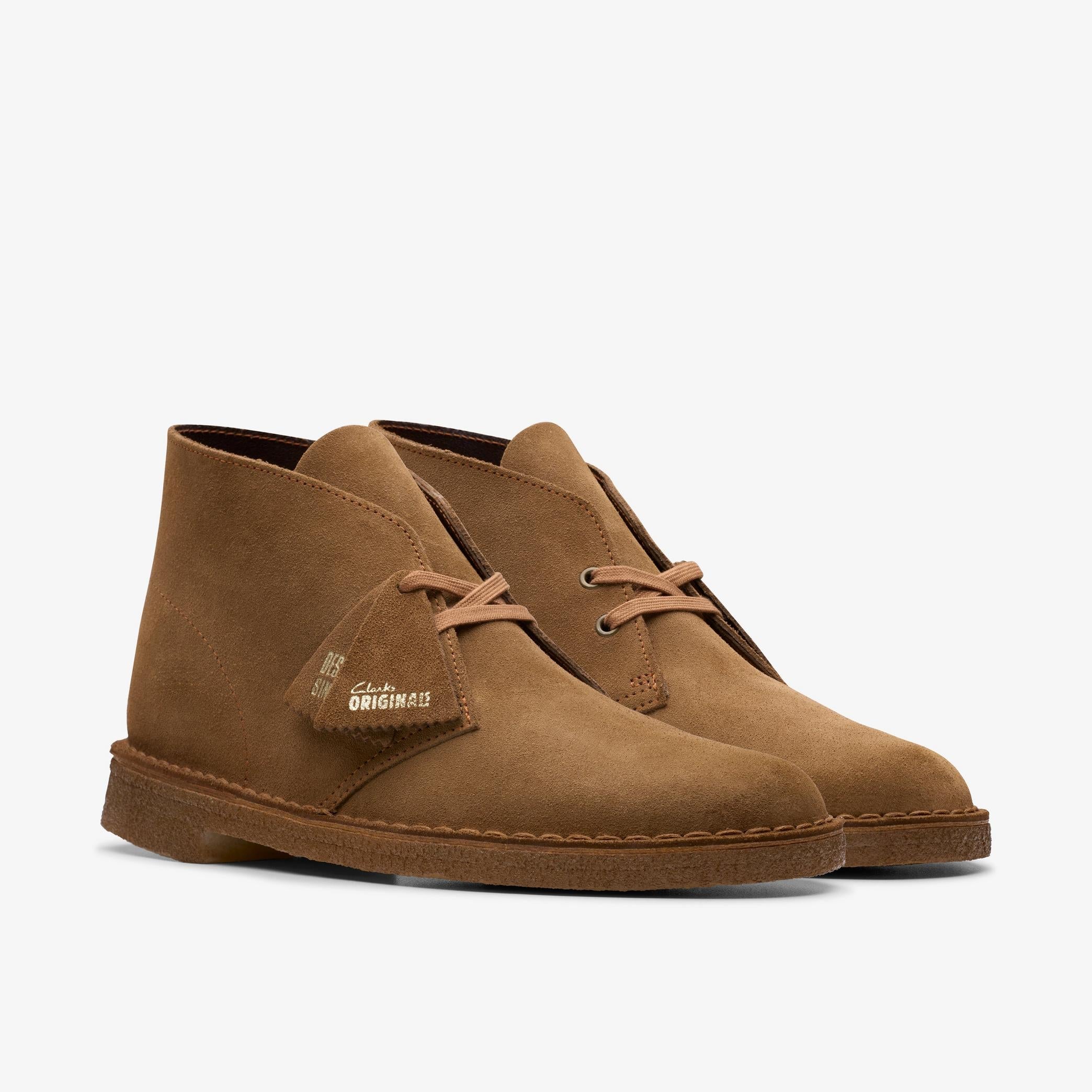 Clarks Originals Desert Boot Men's Cola Suede