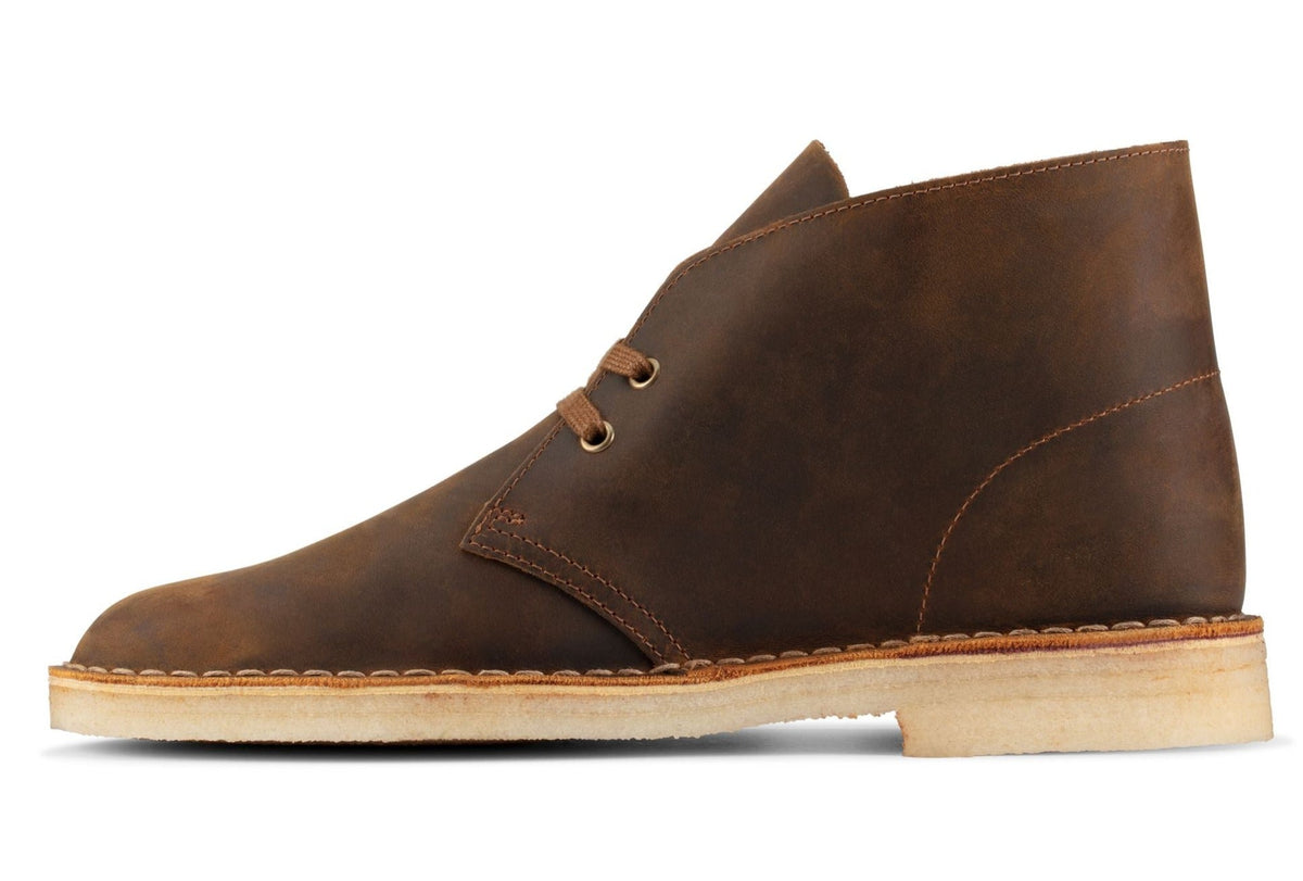 Clarks Originals Desert Boot Men's Beeswax Leather 26155484 — detail view