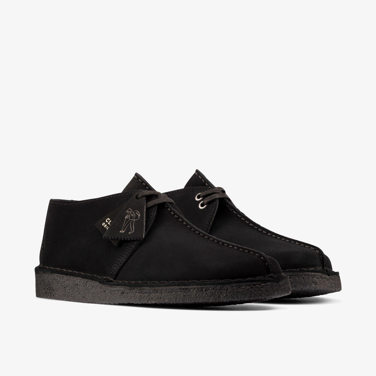 Clarks Originals Desert Trek Men's Black Suede 26155486 - additional view 2