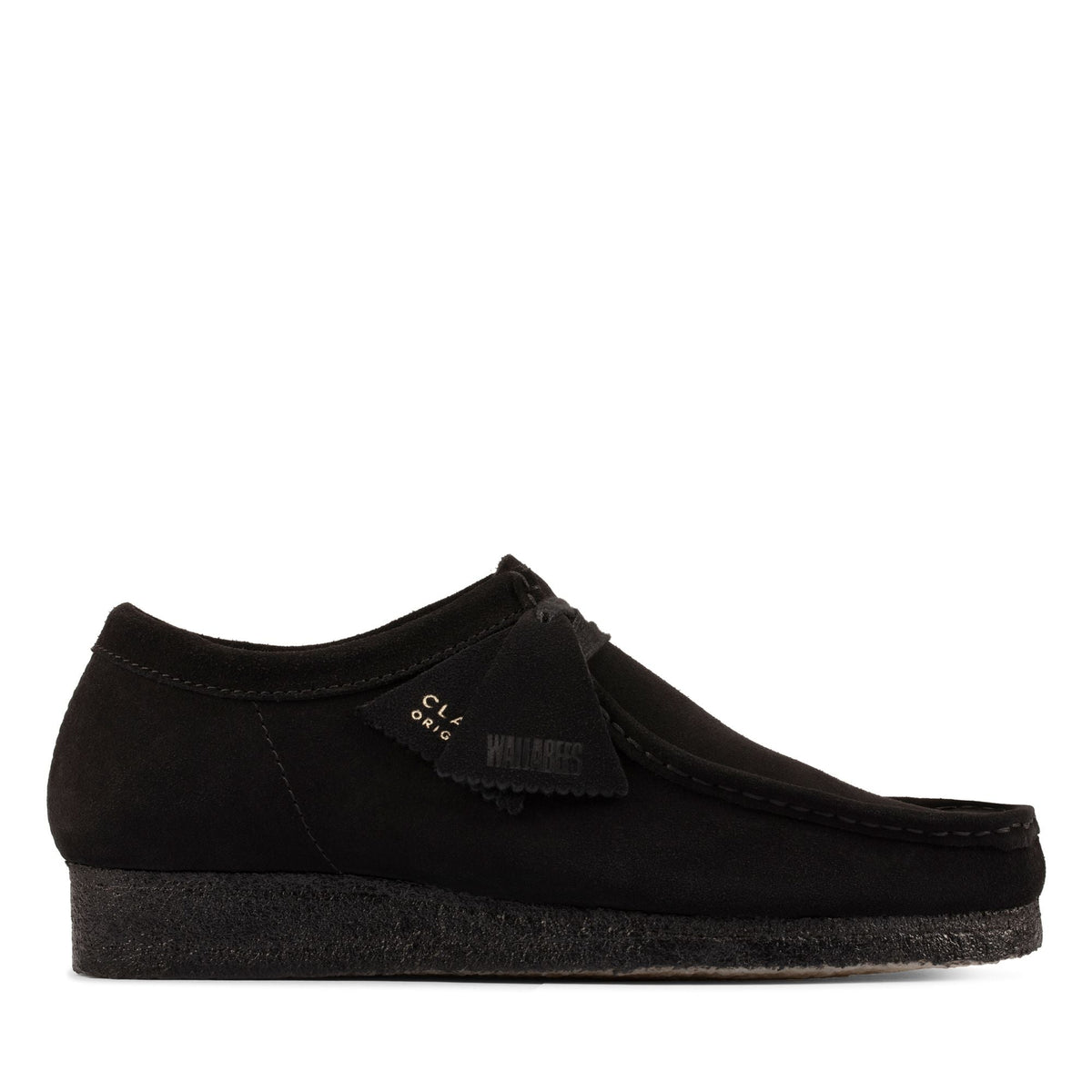 Clarks Originals Wallabee Low Men's Black Suede 26155519