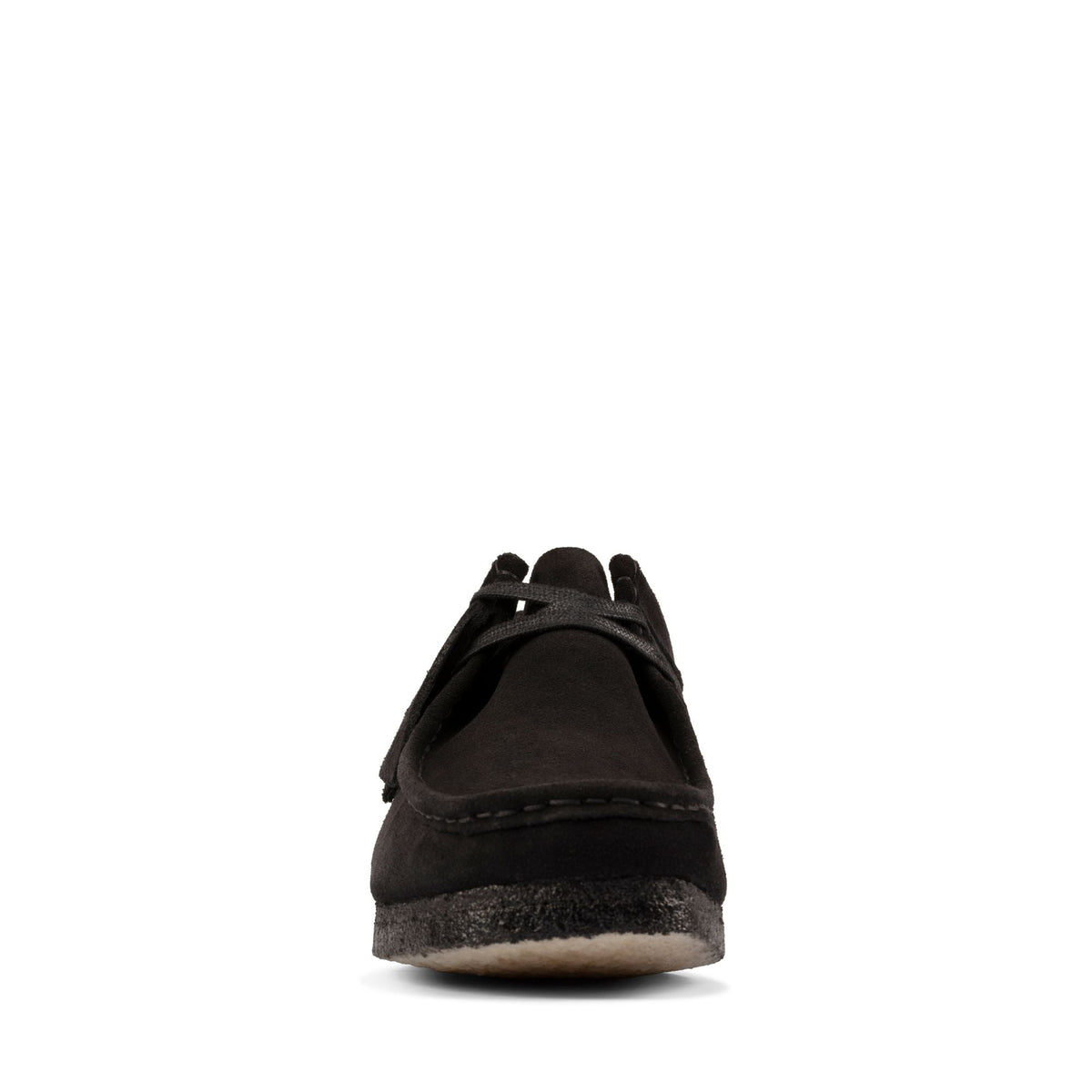 Clarks Originals Wallabee Low Men's Black Suede 26155519 — rear view