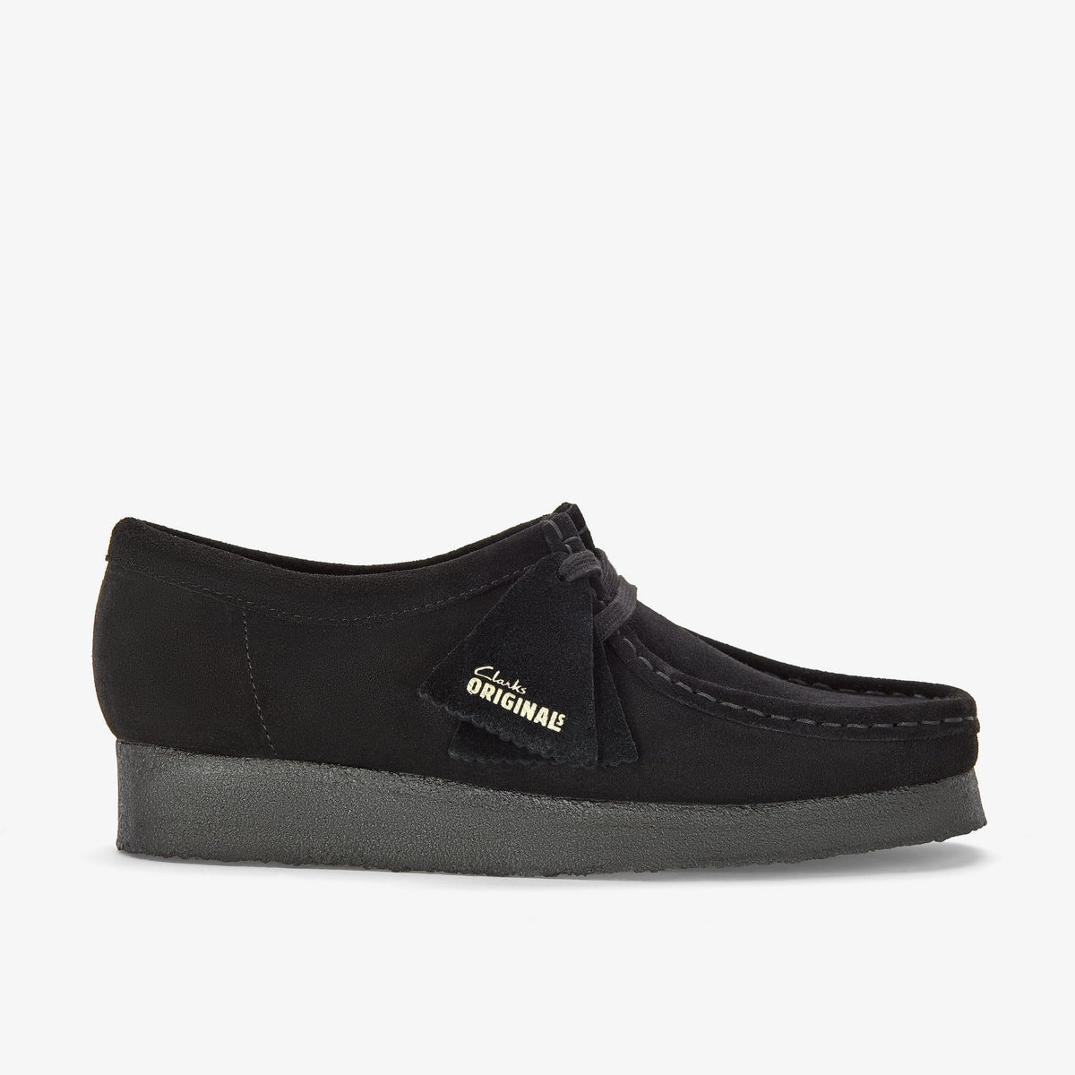 Clarks Originals Wallabee Women's Black Suede 26155522