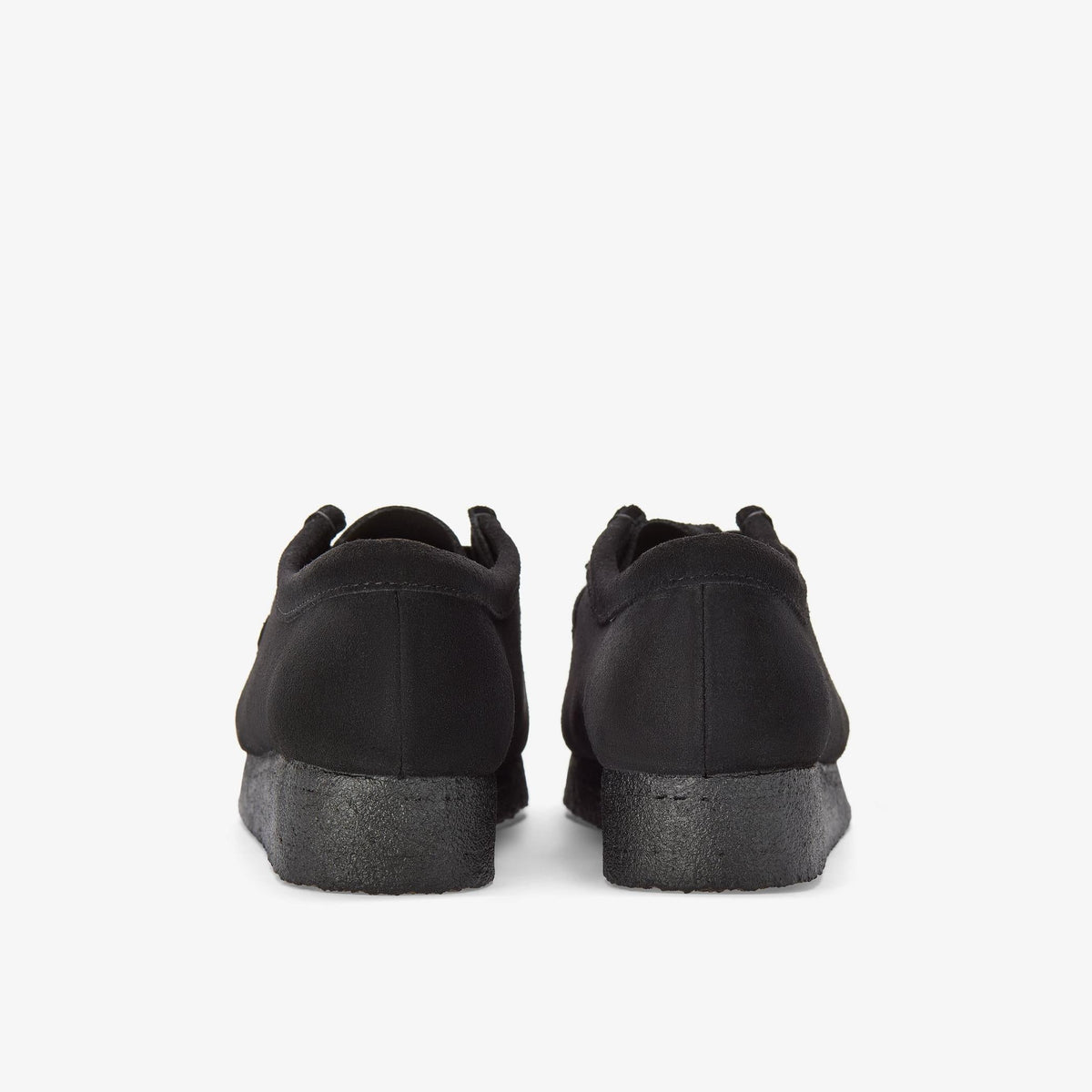 Clarks Originals Wallabee Women's Black Suede 26155522 — detail view