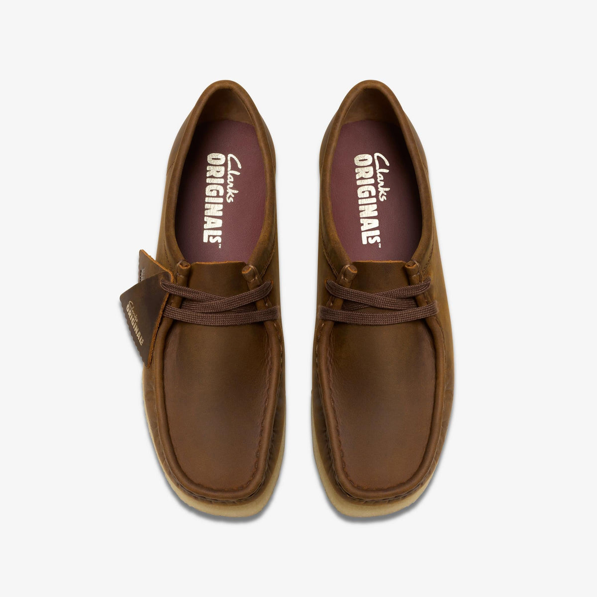 Clarks Originals Wallabee Women's Beeswax 26155544 — top view