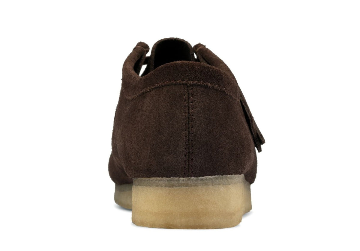 Clarks Originals Wallabee Men's Dark Brown Multi 26149258 — top view