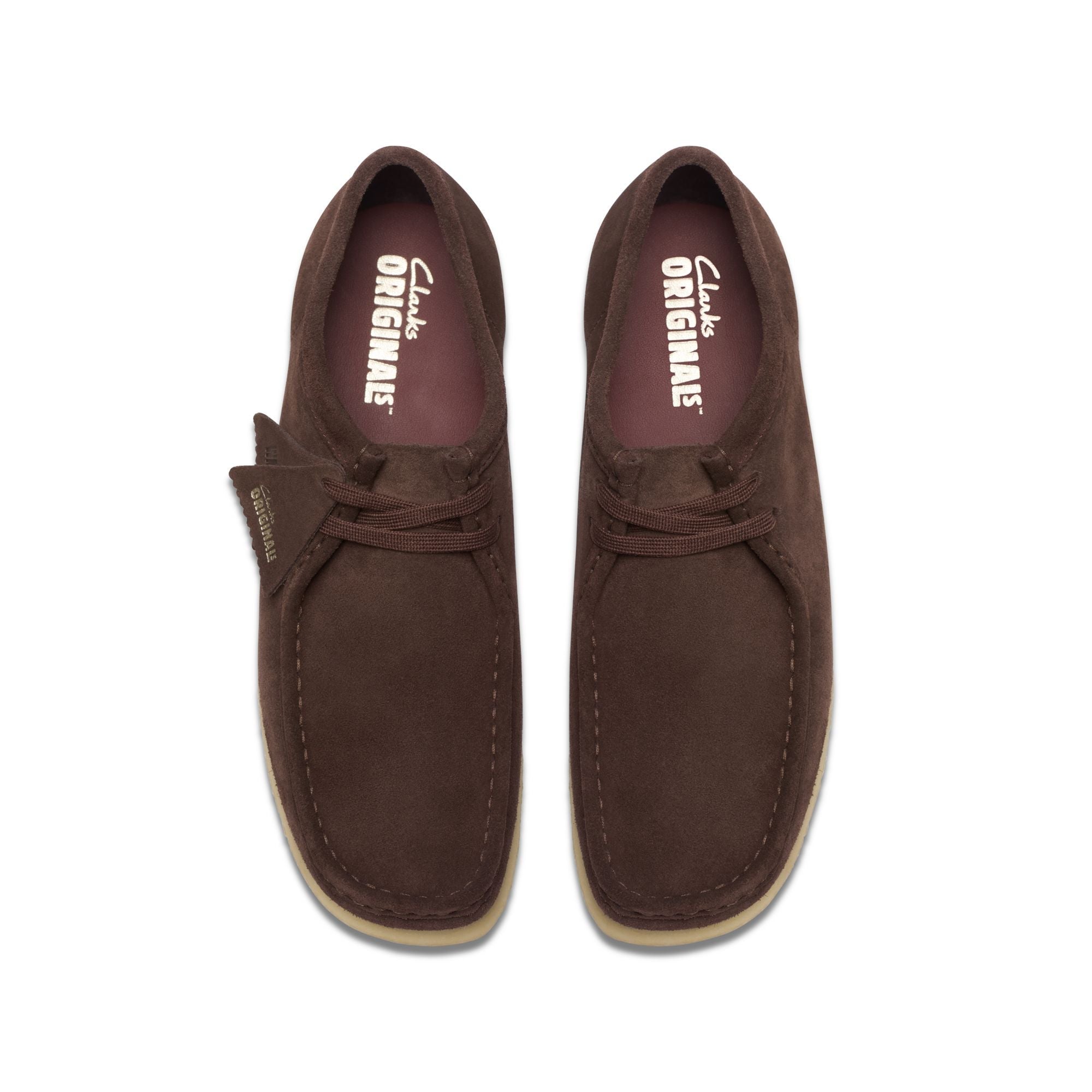 Clarks Originals Wallabee Low Dkbrown Men's Dkbrown Suede Casual Shoes