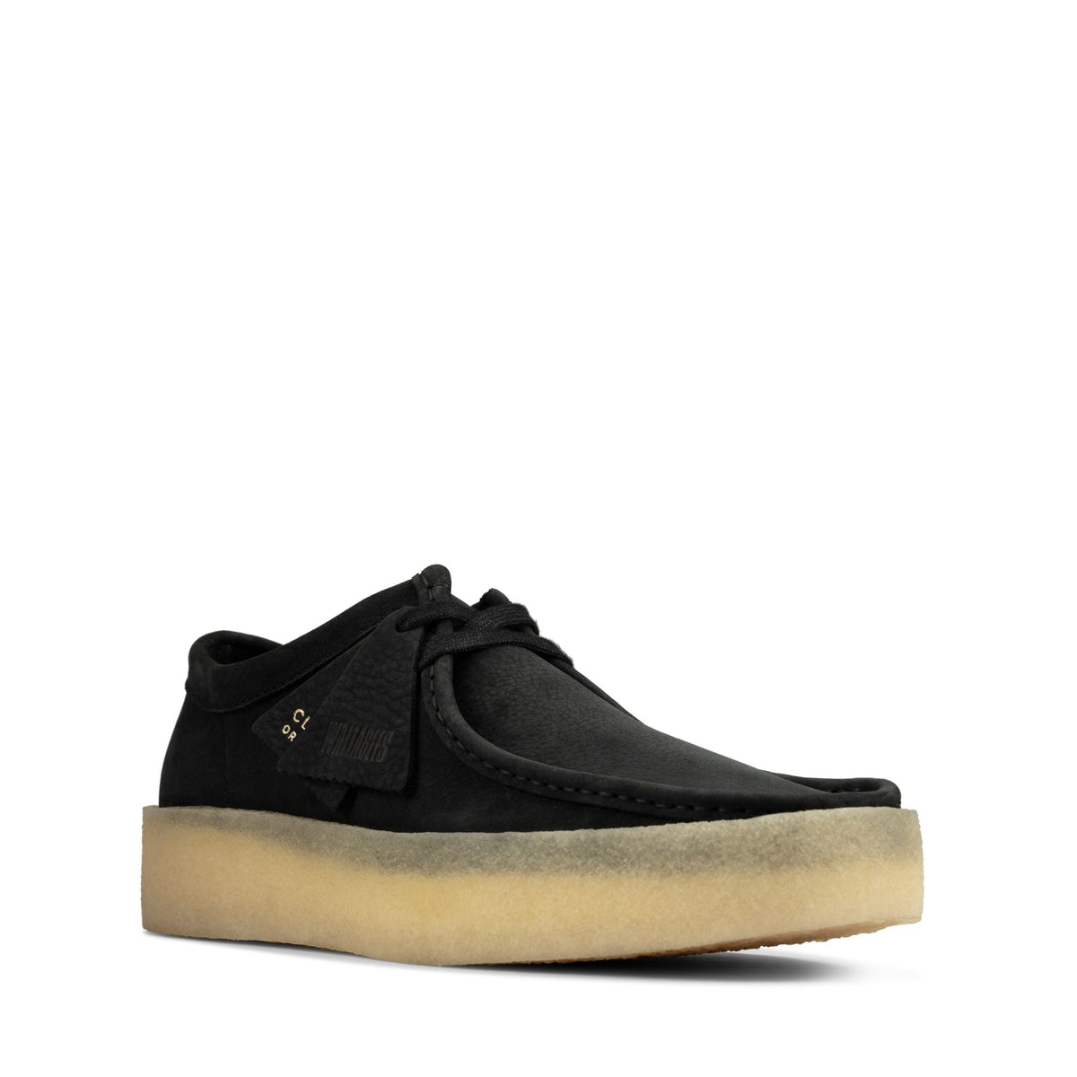 Clarks Originals Wallabee Cup Men's Black Nubuck 26158144 — side view