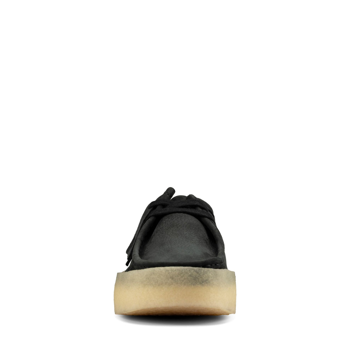 Clarks Originals Wallabee Cup Men's Black Nubuck 26158144 — rear view