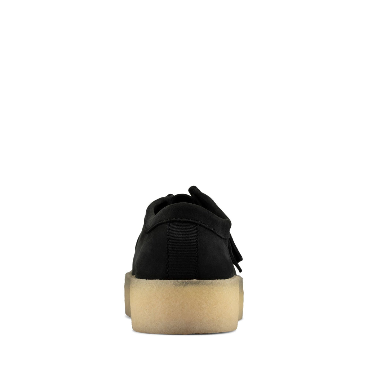 Clarks Originals Wallabee Cup Men's Black Nubuck 26158144 — top view