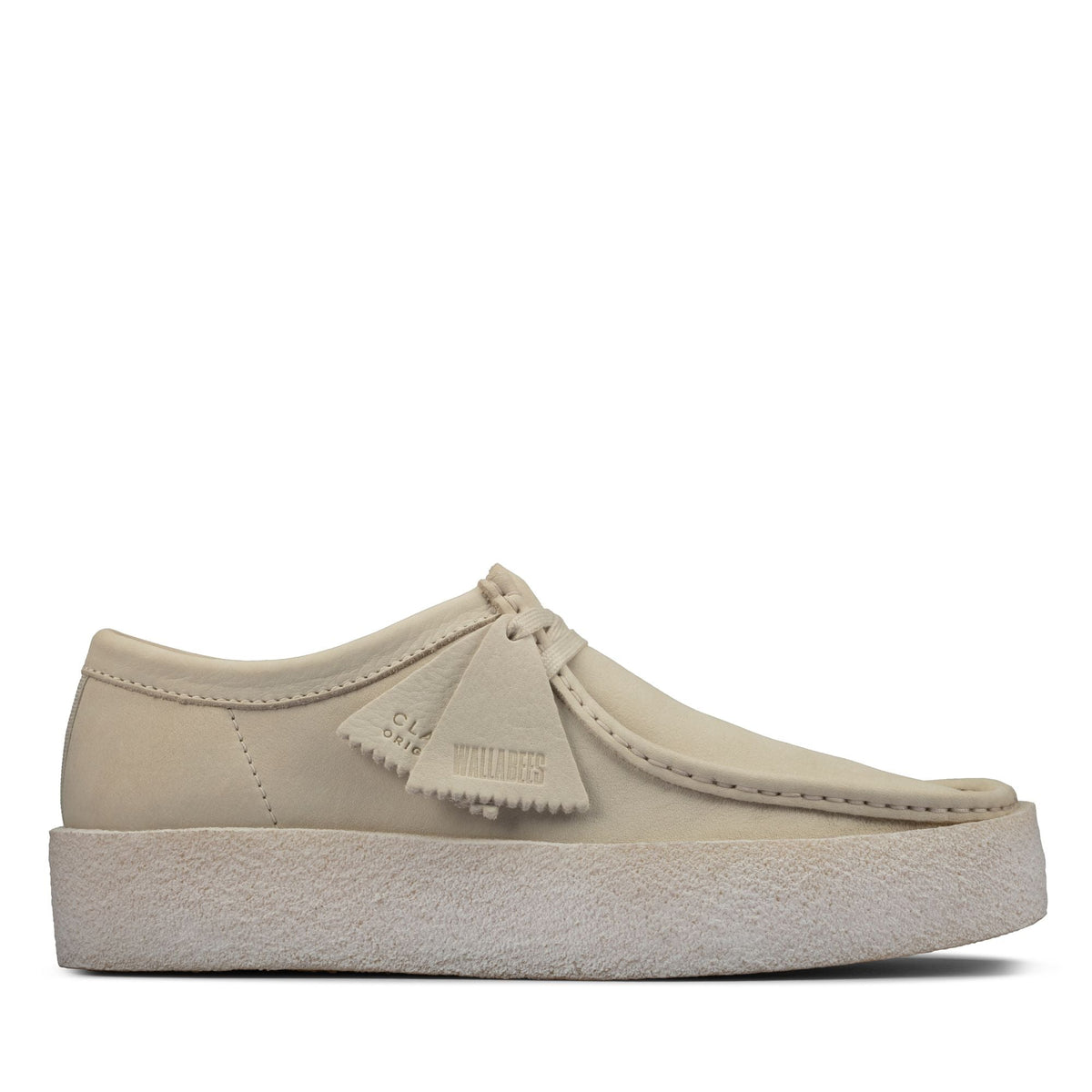 Clarks Originals Wallabee Cup Men's White Nubuck 26158153
