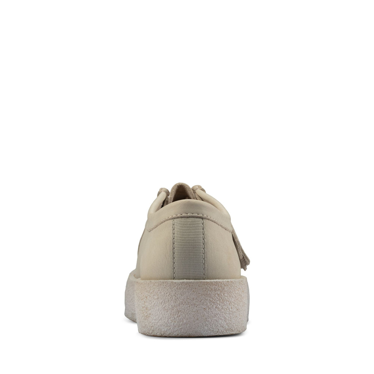 Clarks Originals Wallabee Cup Men's White Nubuck 26158153 — top view