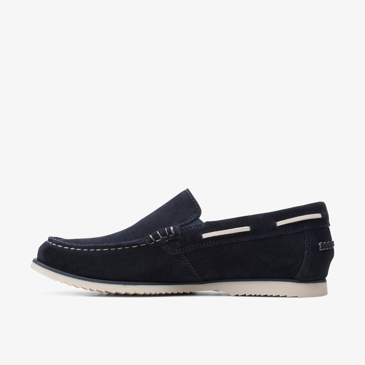 Clarks NOONAN STEP Men's Navy Suede 26159473 — side view