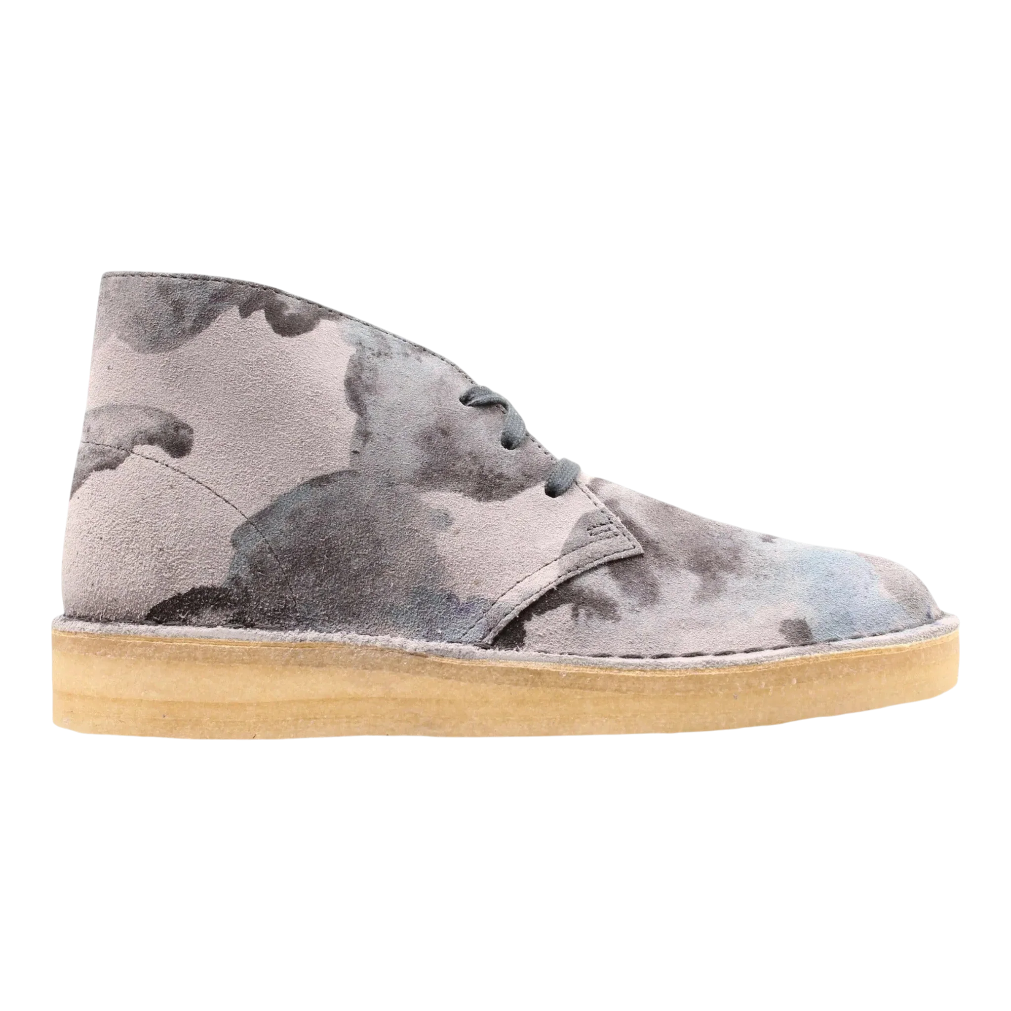Clarks Originals Desert Coal Men Casual Chukka Boots Blue Camo