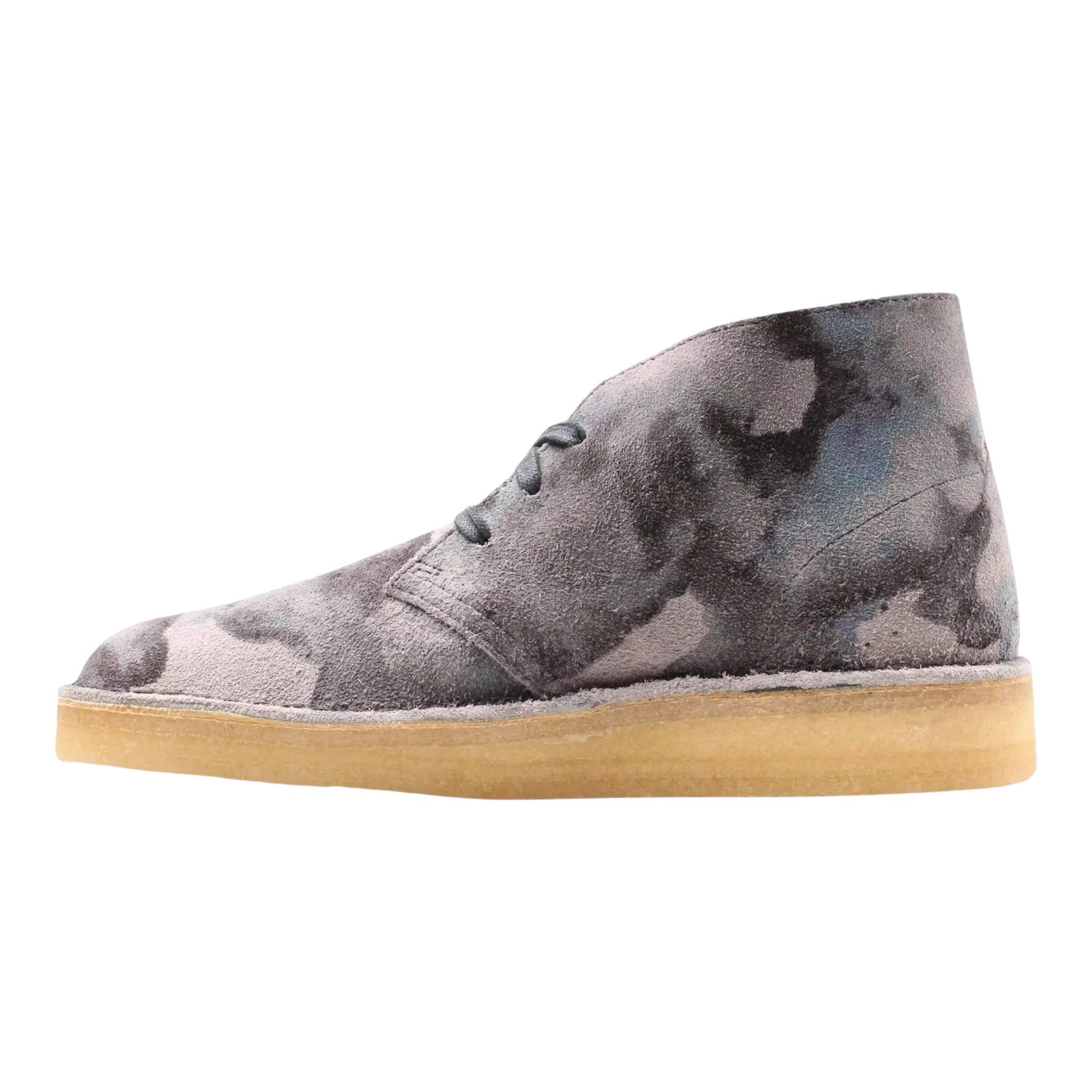 Clarks Originals Desert Coal Men Casual Chukka Boots Blue Camo