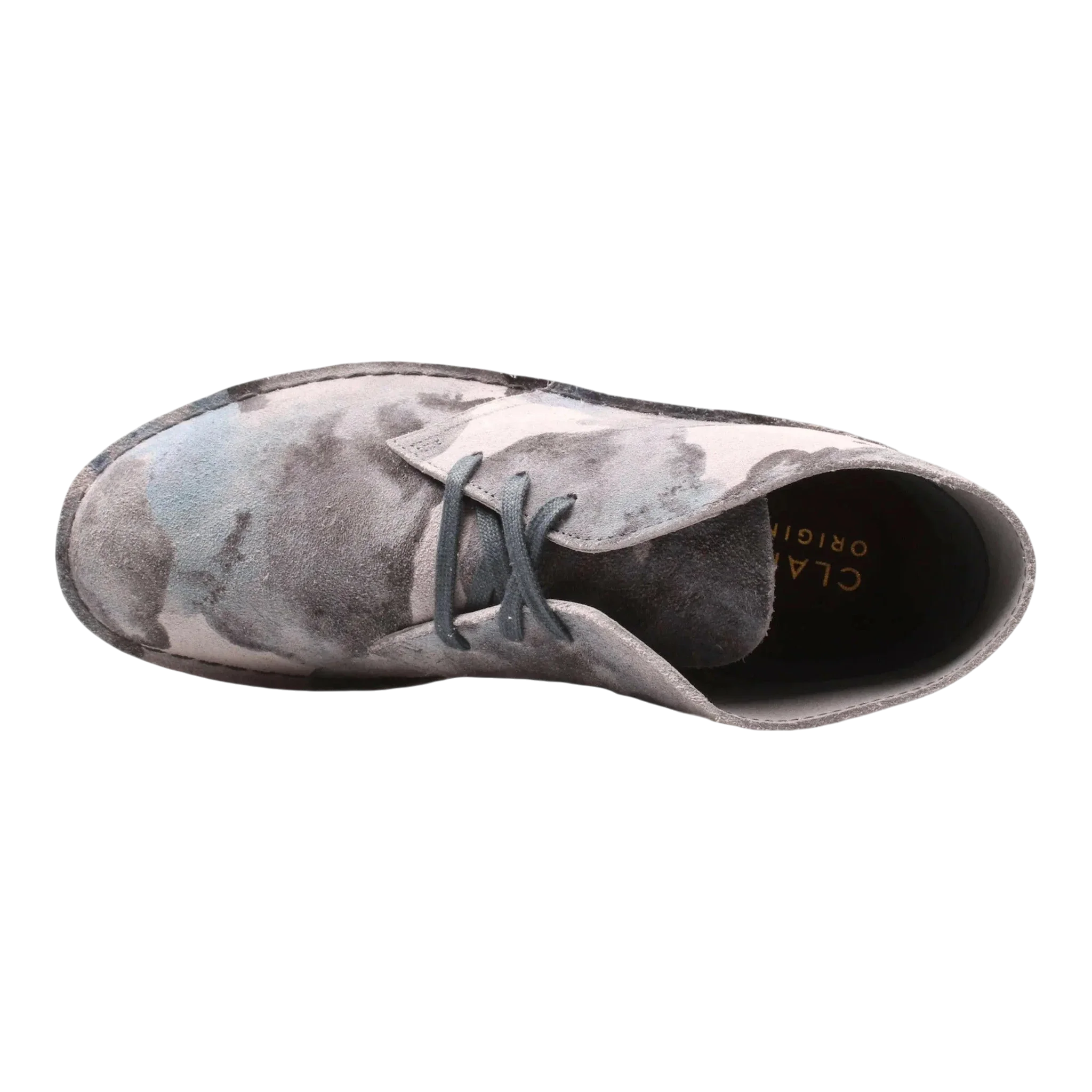 Clarks Originals Desert Coal Men Casual Chukka Boots Blue Camo
