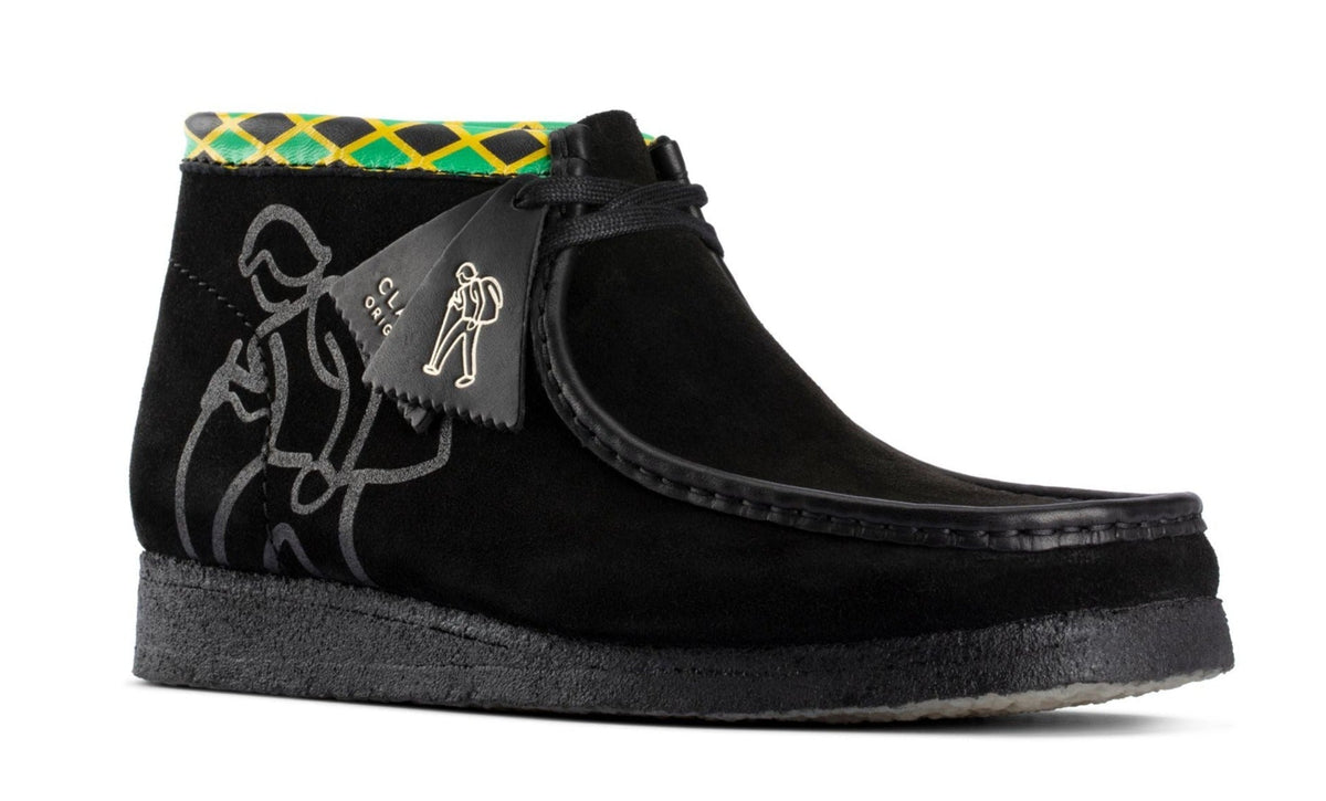 Clarks Originals Wallabee Jamaica Bee Men's Black Multi Suede 26160552 - additional view 2