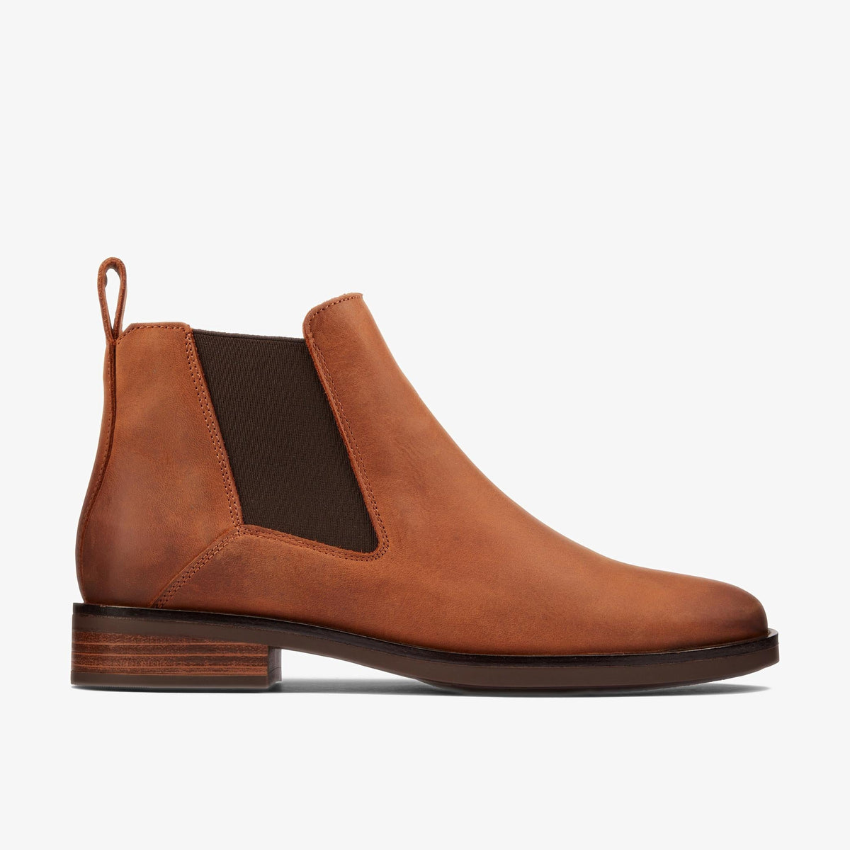 Clarks MEMI TOP Women's Dark Tan Leather 26161643