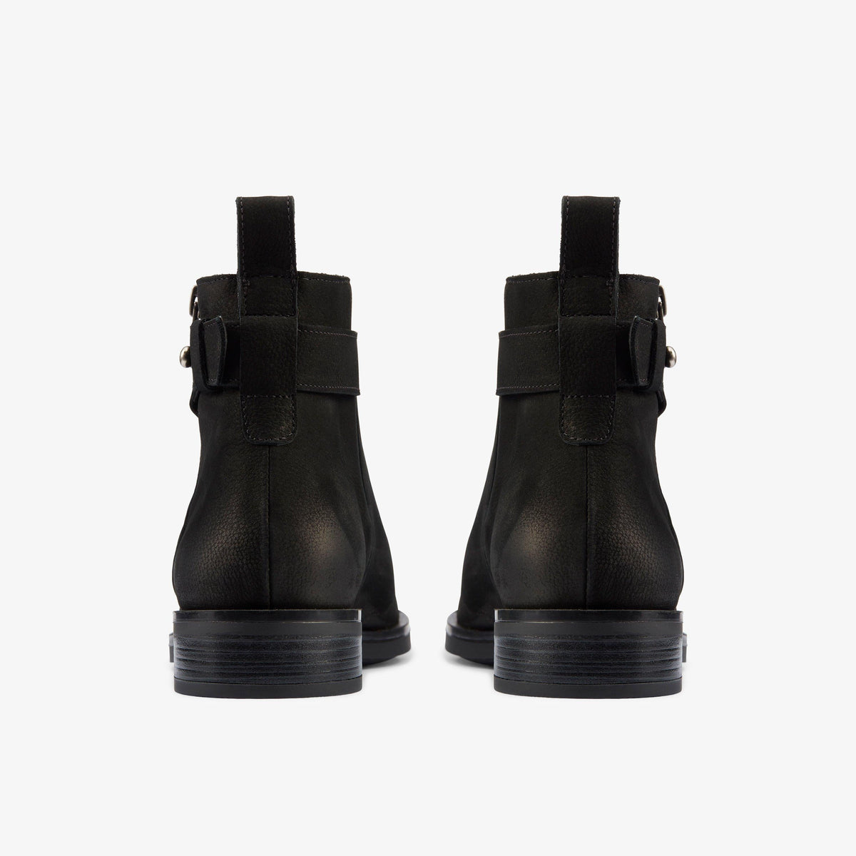 Clarks Memi Lo Women's Black Nubuck 26162170 — detail view
