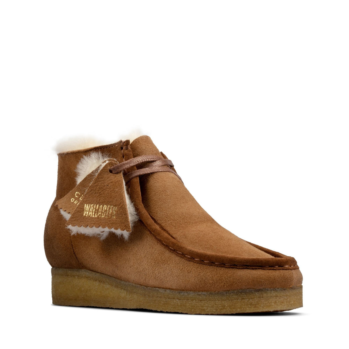 Clarks Originals Wallabee Boot Women's Brown 26162498 — side view