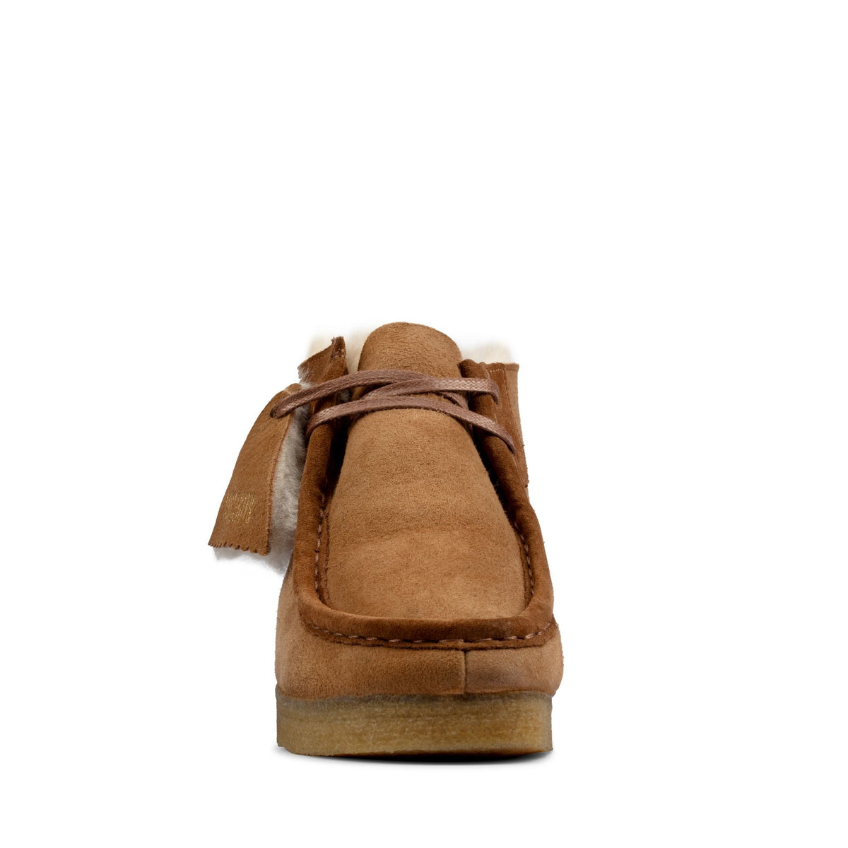 Clarks Originals Wallabee Boot Women's Brown Suede 26162498 — rear view