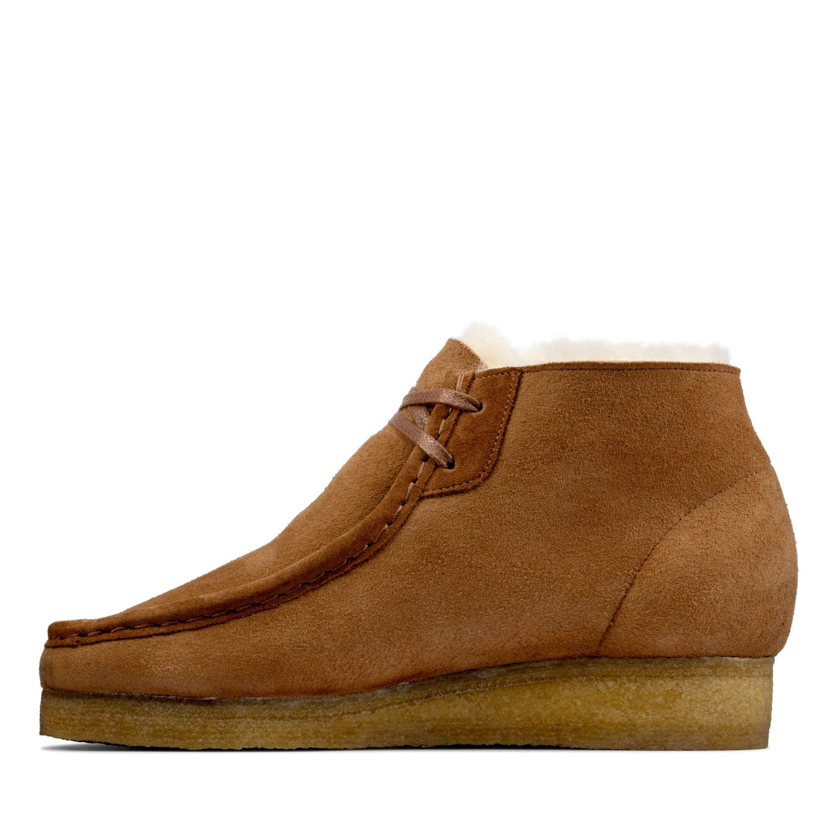 Clarks Originals Wallabee Boot Women's Brown 26162498 — detail view