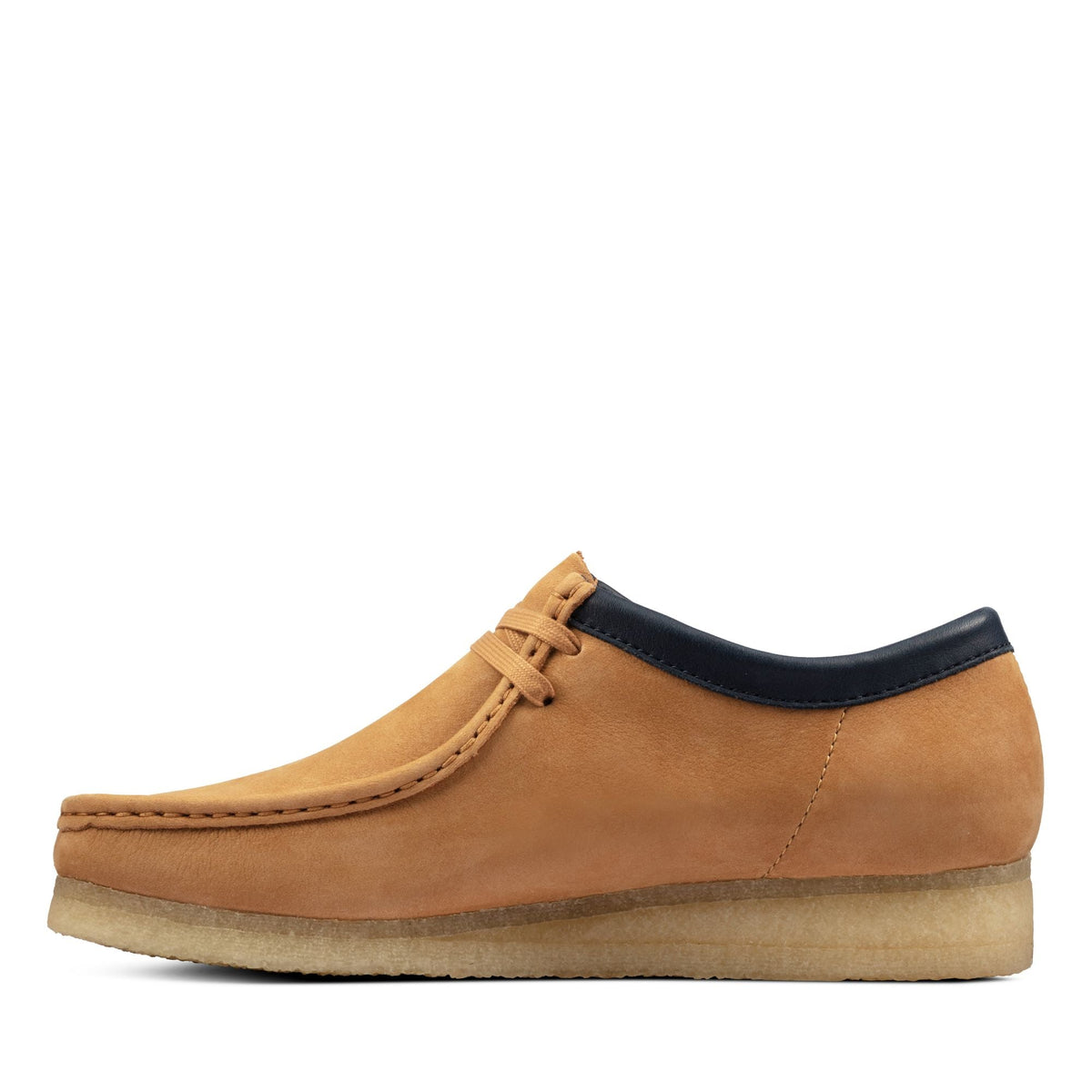 Clarks Originals Wallabee Men's Light Tan Nubuck 26162515 — detail view