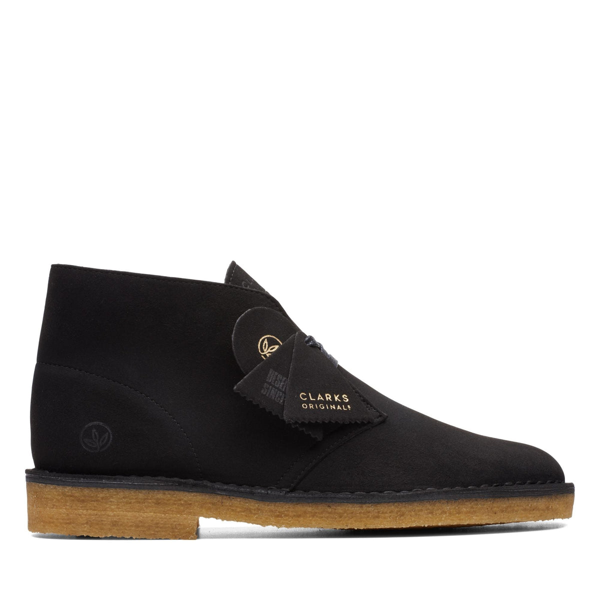Clarks Originals Desert Boot Men's Black Leather 26162582