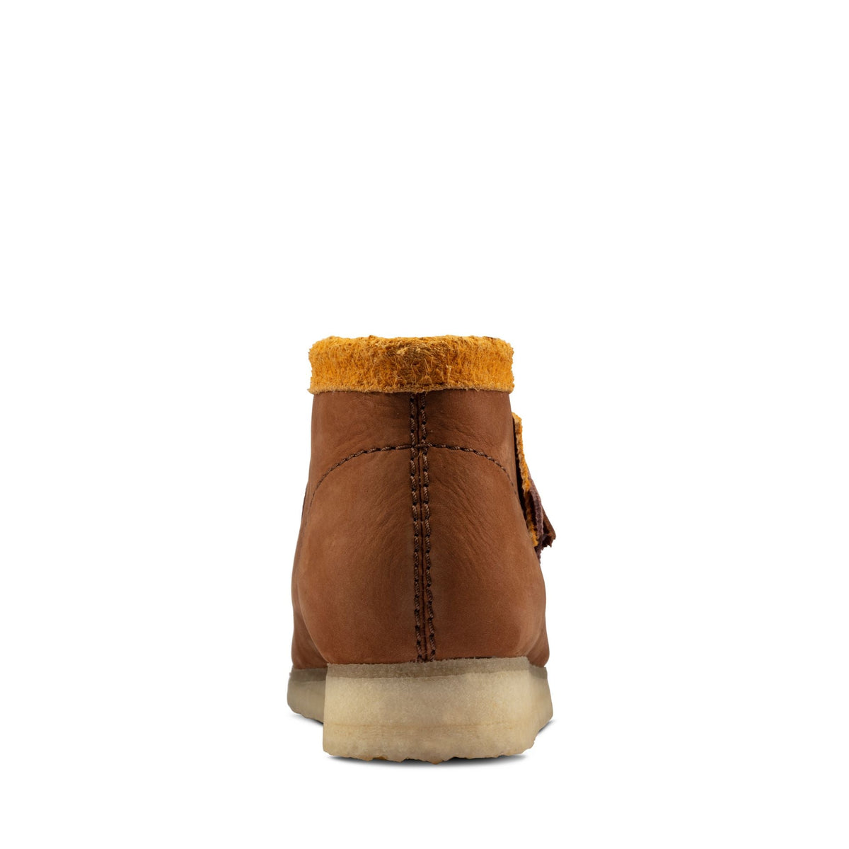 Clarks Originals Wallabee Boot Men's Multicolor Brown Tan Suede 26163074 — top view