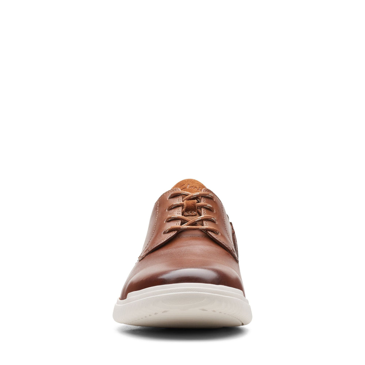 Clarks Donaway Plain Oxford Men's Brown Leather 26163452 — rear view