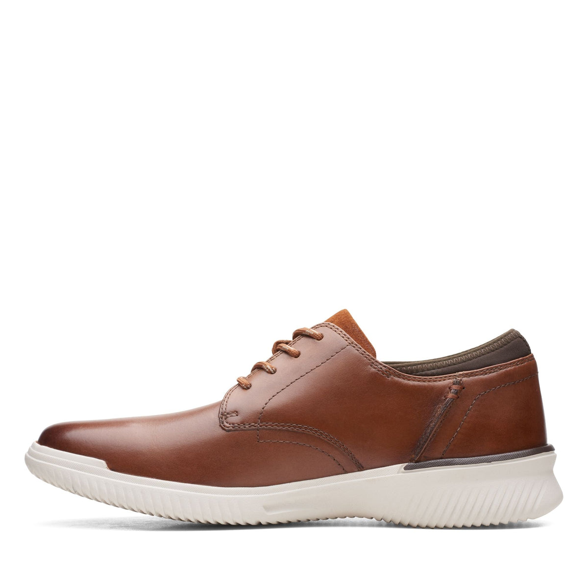 Clarks Donaway Plain Oxford Men's Brown Leather 26163452 — detail view
