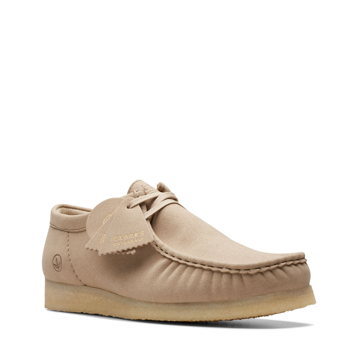 Clarks Originals Wallabee Men's Sand Synthetic Suede 26163712 — side view