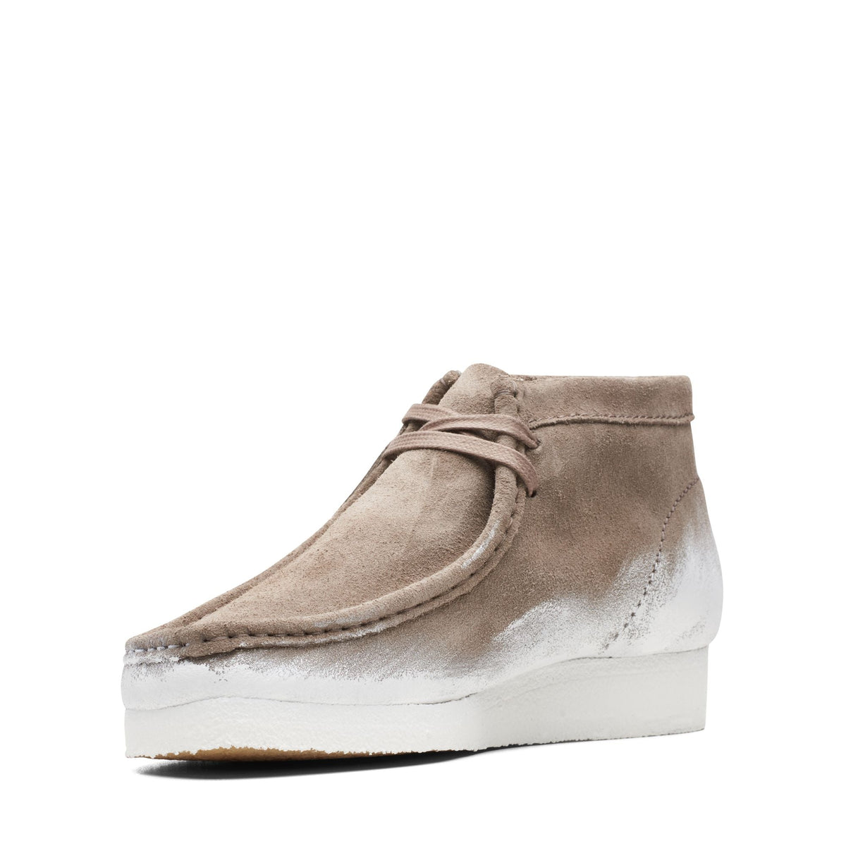 Clarks Originals Wallabee Boot Sage Men's Grey Suede 26163919 — sole view