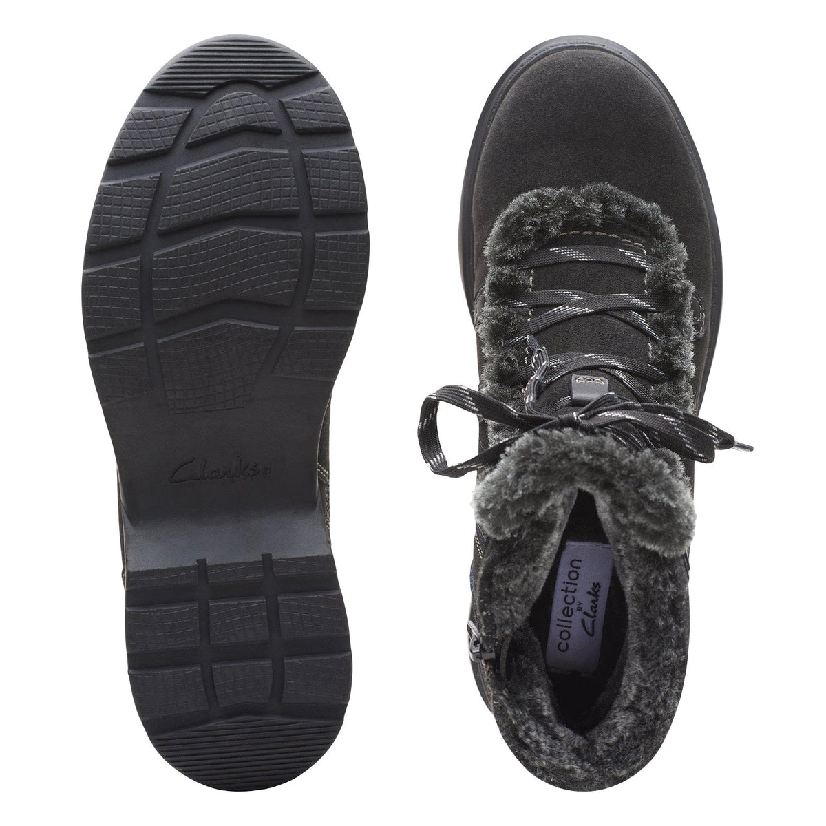 Clarks Aveleigh Edge Women's Black Suede 26163926 — product view 3