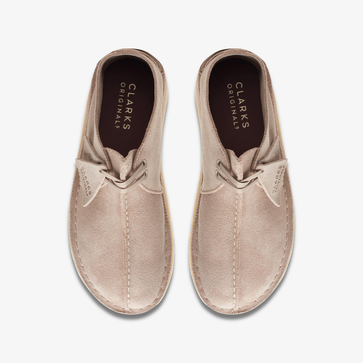 Clarks Originals Desert Trek Women's Sand Suede 26164264 — top view