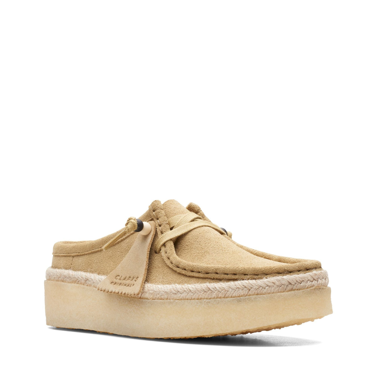 Clarks Originals Wallabee Cup Lo Women's Maple Suede 26164431 — side view