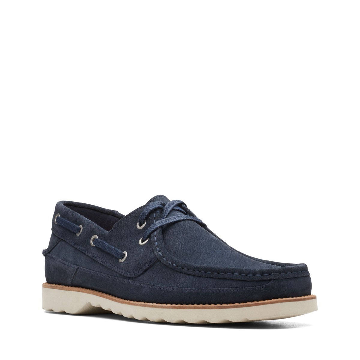 Clarks Durleigh Sail Men's Blue 26164454 — side view