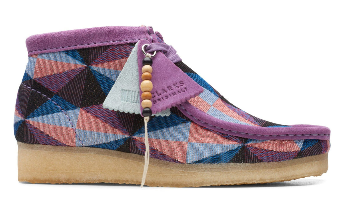 Clarks Originals Wallabee Boot 'Purple Combi' Women's Purple Combi 26164608
