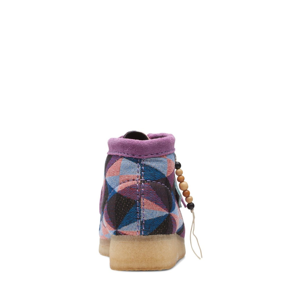Clarks Originals Wallabee Boot 'Purple Combi' Women's Purple Combi 26164608 — top view