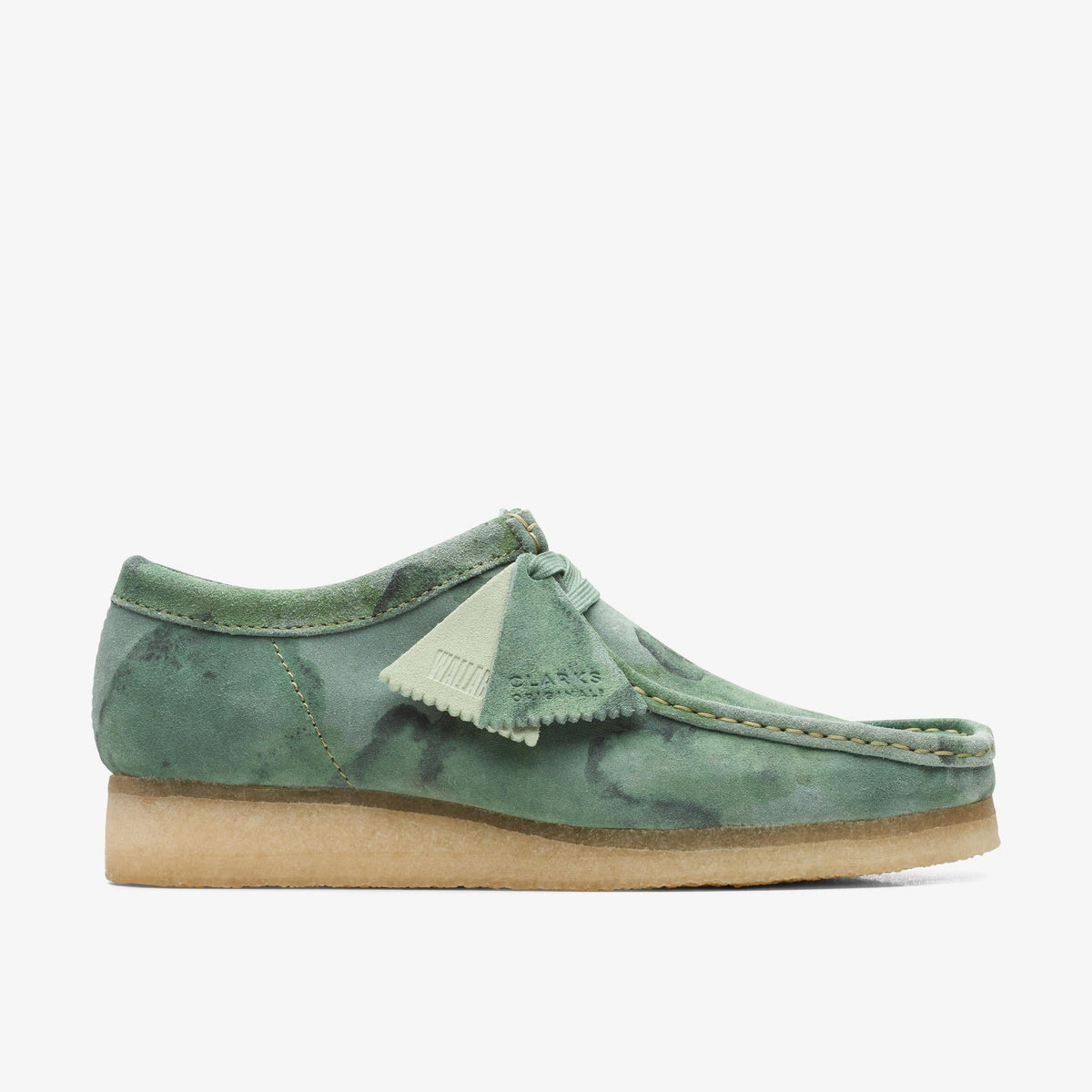 Clarks Originals Wallabee Men's Green Camo Suede 26164634