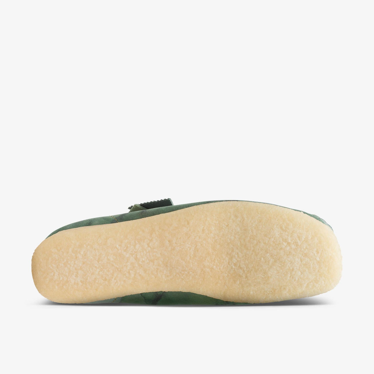 Clarks Originals Wallabee Men's Green Camo Suede 26164634 — rear view