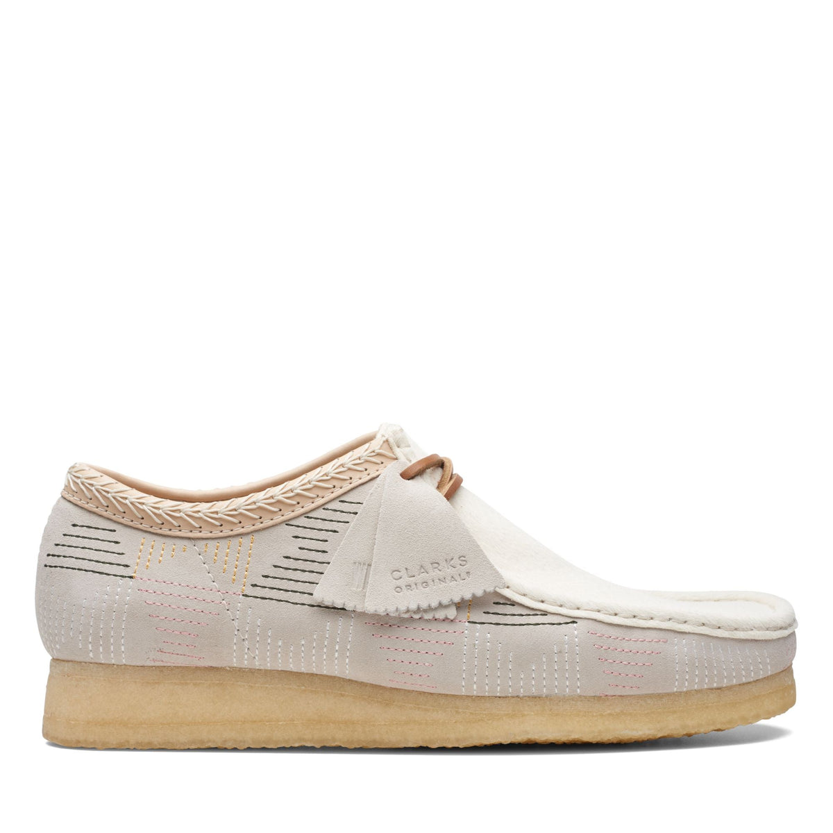 Clarks Originals Wallabee Men's Off White Hairy Suede 26165014