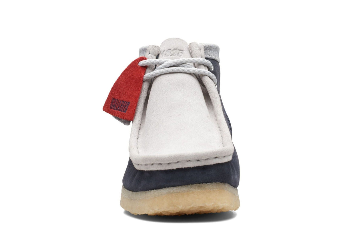 Clarks Men's Wallabee vcy navy/gray 26165077